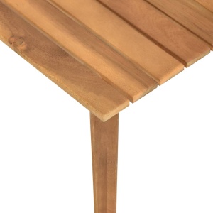Măsuță de cafea de grădină, 60x60x36 cm, lemn masiv acacia - Img 4