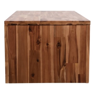 Măsuță de cafea, lemn masiv de acacia, 90 x 50 x 37,5 cm - Img 3