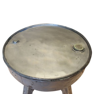 Măsuță de cafea Lemn masiv reciclat 60 x 45 cm Argintiu - Img 3
