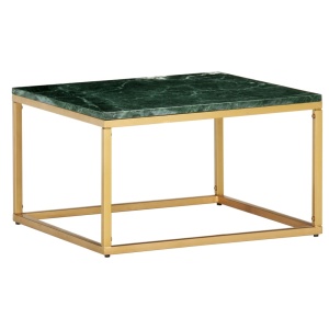 Măsuță de cafea verde 60x60x35cm piatră naturală aspect marmură - Img 6