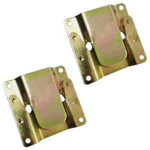 Noptiere suspendate, 2 buc., gri lucios, 40x31x27 cm, PAL - Img 5