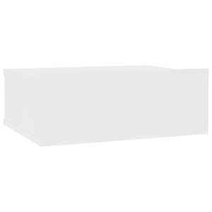 Noptiere suspendate, alb, 40 x 30 x 15 cm, PAL - Img 2