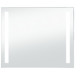 Oglindă de perete de baie cu LED, 80 x 60 cm - Img 2