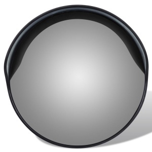 Oglindă de trafic convexă, negru, 30 cm, plastic PC, de exterior - Img 2