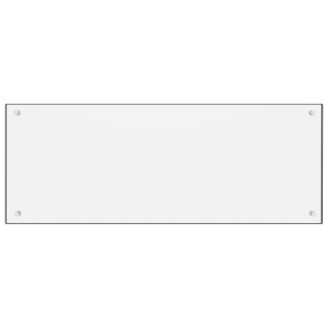 Panou antistropi bucătărie, alb, 100x40 cm, sticlă securizată - Img 3