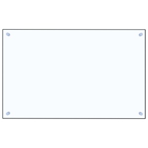 Panou antistropi bucătărie transparent 80x50 cm sticlă securiz. - Img 3