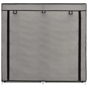 Pantofar cu husă, gri, 115x28x110 cm, material textil - Img 8