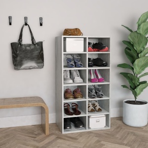 Pantofar, gri beton, 54x34x100 cm, PAL