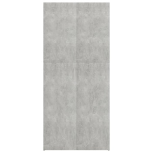 Pantofar, gri beton, 80 x 35,5 x 180 cm, PAL - Img 8