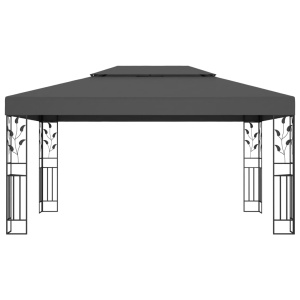 Pavilion cu acoperiș dublu, antracit, 3 x 4 m - Img 2