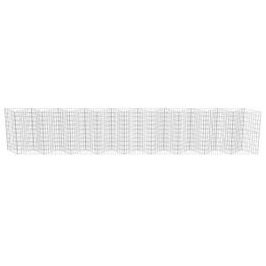 Perete gabion, 630 x 30 x 100 cm, oțel galvanizat - Img 7