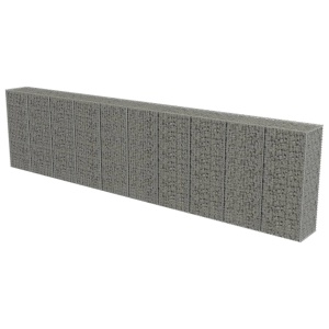 Perete gabion cu capace, 600 x 50 x 150 cm, oțel galvanizat - Img 3