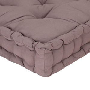Pernă podea canapea din paleți, gri taupe, 120x80x10 cm bumbac - Img 5
