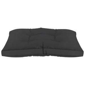 Perne de canapea din paleți, 3 buc., negru, material textil - Img 5