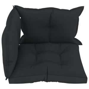 Perne pentru canapea din paleți 3 buc. antracit material textil - Img 3