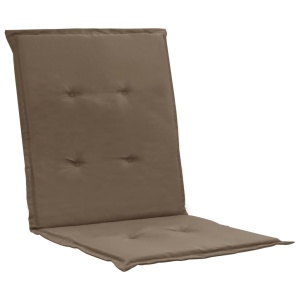 Perne scaun de grădină, 2 buc., gri taupe, 100 x 50 x 3 cm - Img 3