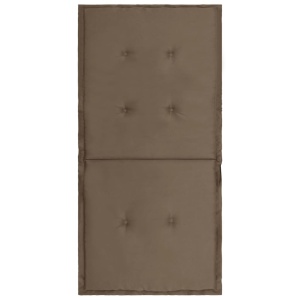 Perne scaun de grădină, 2 buc., gri taupe, 100 x 50 x 3 cm - Img 7