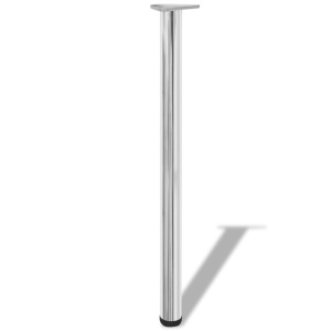 Picioare de masă reglabile, Crom, 870 mm, 4 buc. - Img 2