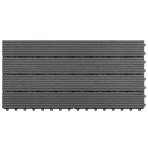 Plăci de pardoseală, 6 buc., gri, 60 x 30 cm, WPC, 1 m² - Img 4