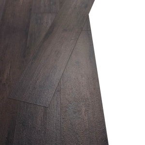 Plăci de pardoseală, stejar gri inchis, 5,26 m², 2 mm, PVC - Img 6