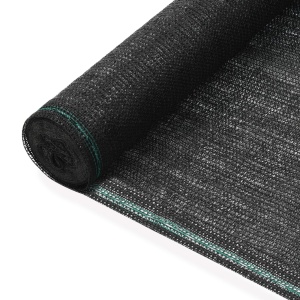 Plasă teren de tenis, negru, 1,2 x 50 m, HDPE