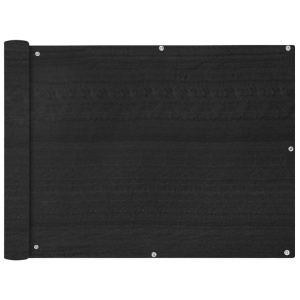 Prelată pentru balcon din HDPE, 90 x 400 cm, antracit