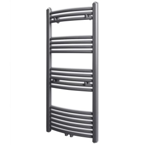 Radiator port-prosop incălzire centrală, curbat, 500 x 1160 mm, gri