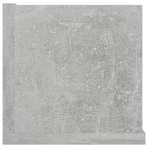 Raft de perete CD-uri, gri beton, 100 x 18 x 18 cm, PAL - Img 6