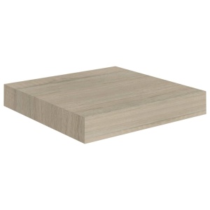 Raft de perete suspendat, stejar, 23x23,5x3,8 cm, MDF - Img 2