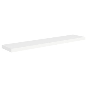 Rafturi de perete, 4 buc., alb, 120 x 23,5 x 3,8 cm, MDF - Img 4