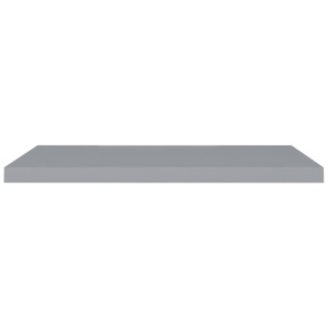 Rafturi de perete suspendate, 2 buc., gri, 90x23,5x3,8 cm, MDF - Img 8
