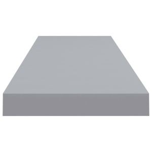 Rafturi de perete suspendate, 4 buc., gri, 90x23,5x3,8 cm, MDF - Img 5