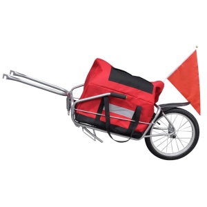 Remorcă cargo de bicicletă cu o roată și geantă de depozitare - Img 4