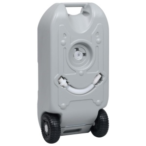 Rezervor de apă cu roți pentru camping, gri, 40 L - Img 4
