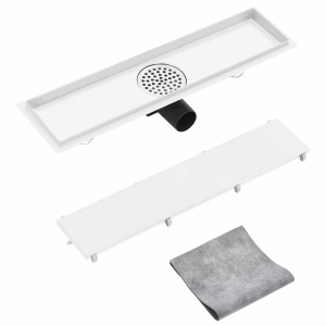 Rigolă de duș cu capac 2-in-1, 53 x 14 cm, oțel inoxidabil - Img 3