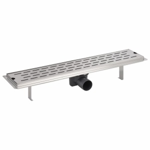 Rigolă duș liniară, model linie, oțel inoxidabil, 630 x 140 mm - Img 4