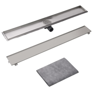 Rigolă liniară pentru duș din oțel inoxidabil 930 x 140 mm - Img 3