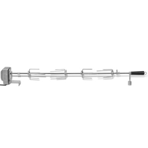 Rotisor cu motor profesional pentru grătar, oțel, 1000 mm - Img 2