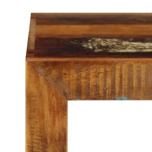 Scaun, 40x30x40 cm, lemn masiv reciclat - Img 8