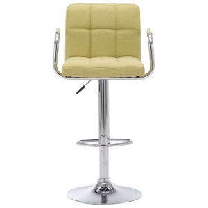 Scaun de bar, verde, material textil - Img 2