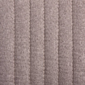 Scaune de bucătărie, 2 buc., gri taupe, material textil - Img 2