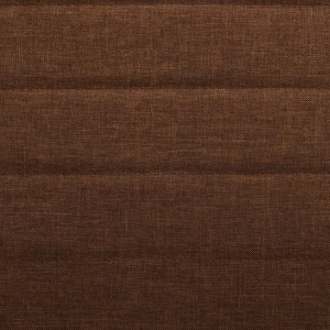 Scaune de bucătărie, 2 buc., maro, material textil - Img 2
