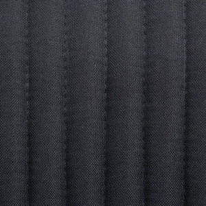 Scaune de bucătărie, 4 buc., negru, material textil - Img 2