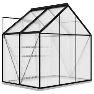 Seră, antracit, 2,47 m² aluminiu - Img 6