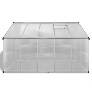 Seră din aluminiu ranforsat cu cadru la bază, 7,55 m² - Img 4