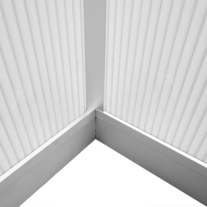 Seră din aluminiu ranforsat cu cadru la bază, 7,55 m² - Img 9