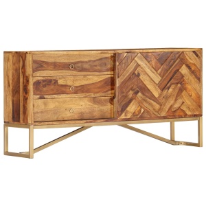 Servantă, 118 x 30 x 60 cm, lemn masiv de sheesham - Img 10