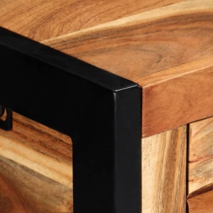 Servantă, 120 x 35 x 75 cm, lemn masiv de acacia - Img 3