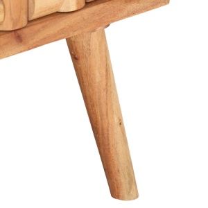 Servantă, 75 x 35 x 65 cm, lemn masiv de acacia - Img 5