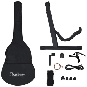 Set chitară acustică occidentală 12 piese 6 corzi cu egalizator - Img 4